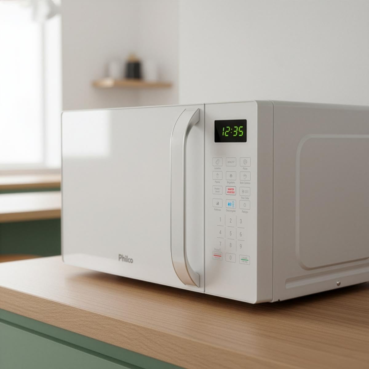 Micro-ondas Philco 20l Branco Pmo23b Bivolt