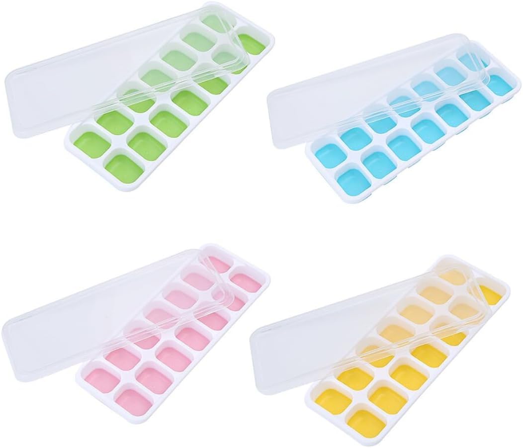 Kit Formas de Gelo com Tampa Protetora e Fundo de Silicone