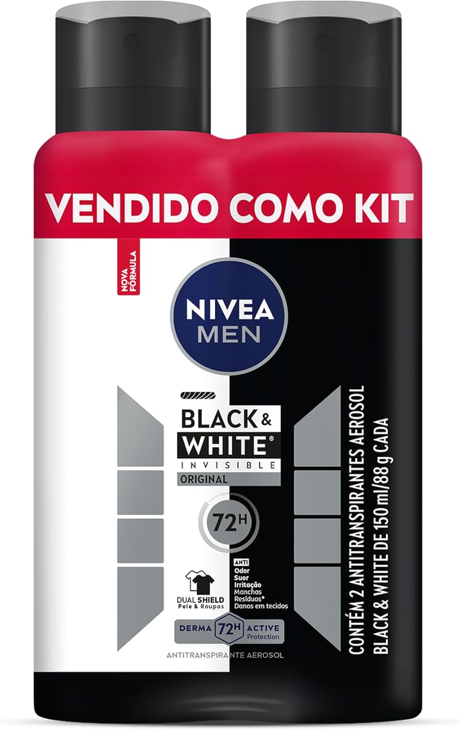 Desodorante Antitranspirante NIVEA Proteção 72h Anti-manchas
