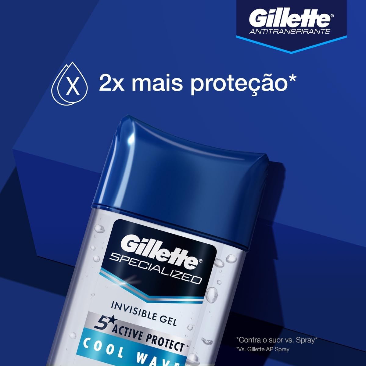 Gel Antitranspirante Gillette Cool Wave 113g