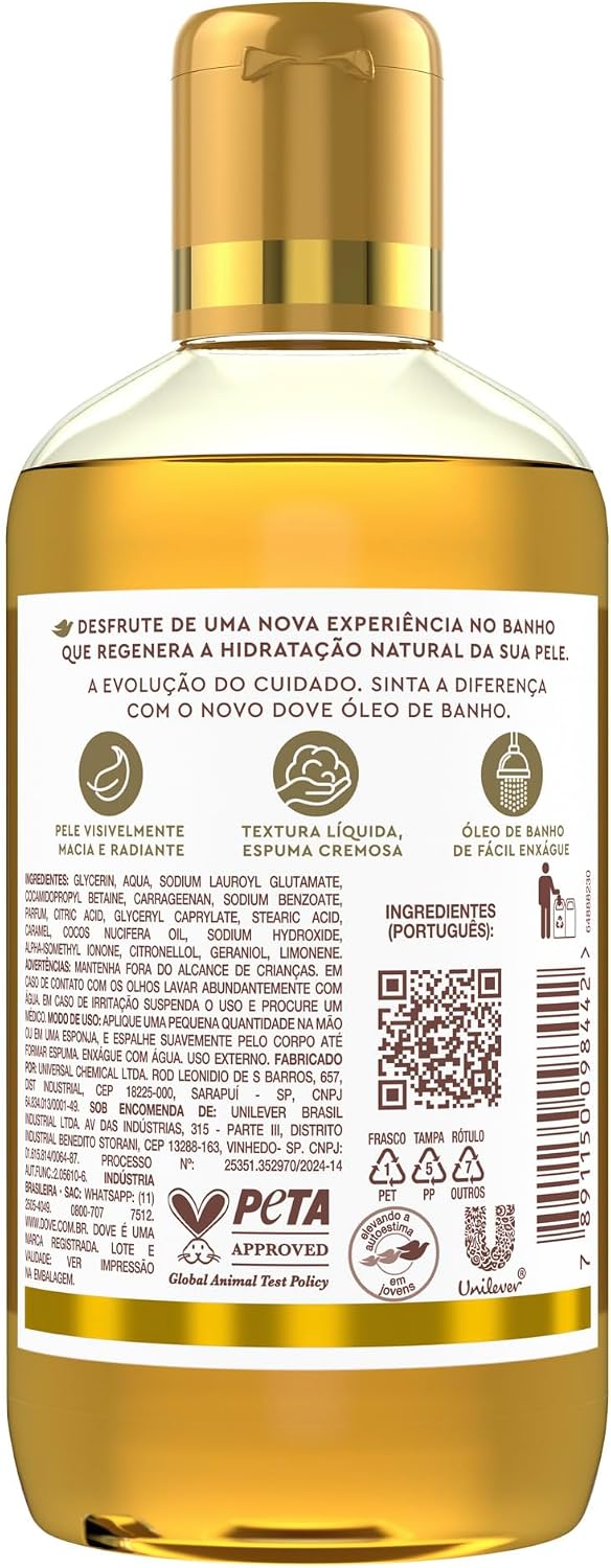 Óleo de Banho Dove Hidratação Intensa