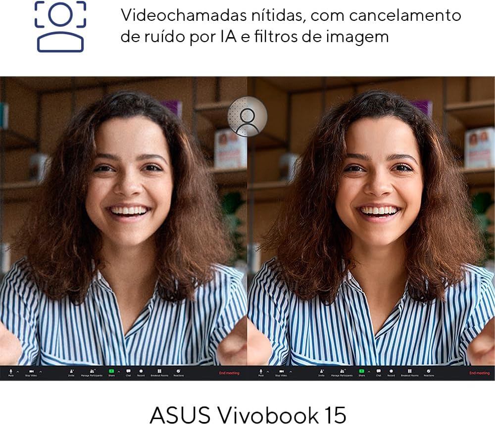 Notebook ASUS Intel Core i5 13ª Geração 16GB 512GB SSD Quiet Blue