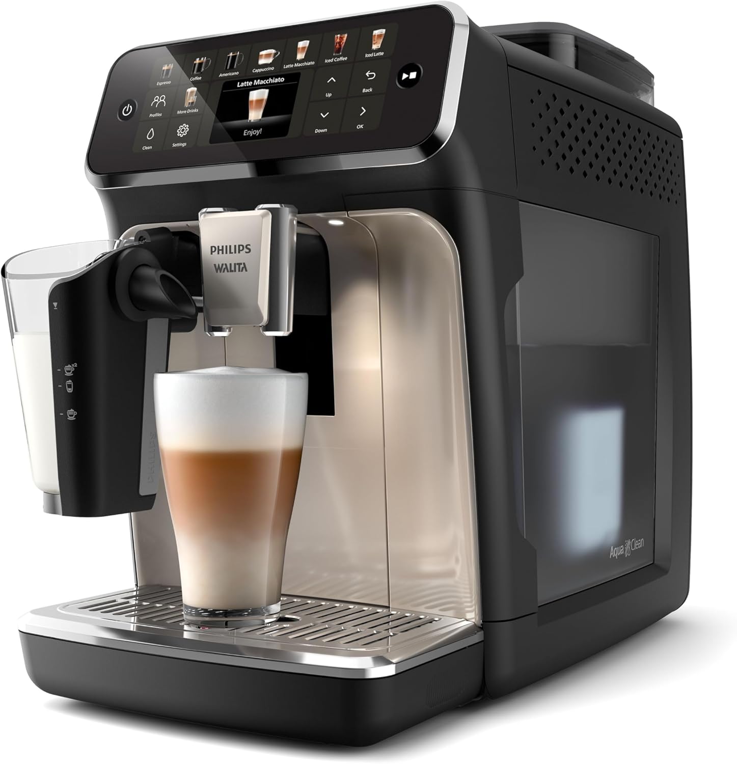 Cafeteira Espresso Automática Philips com Sistema LatteGo e 20 Bebidas
