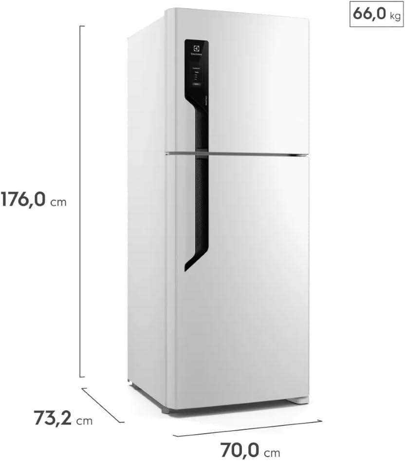 Geladeira Electrolux Frost Free 431L Efficient AutoSense Duplex Branca (TF70) 127V