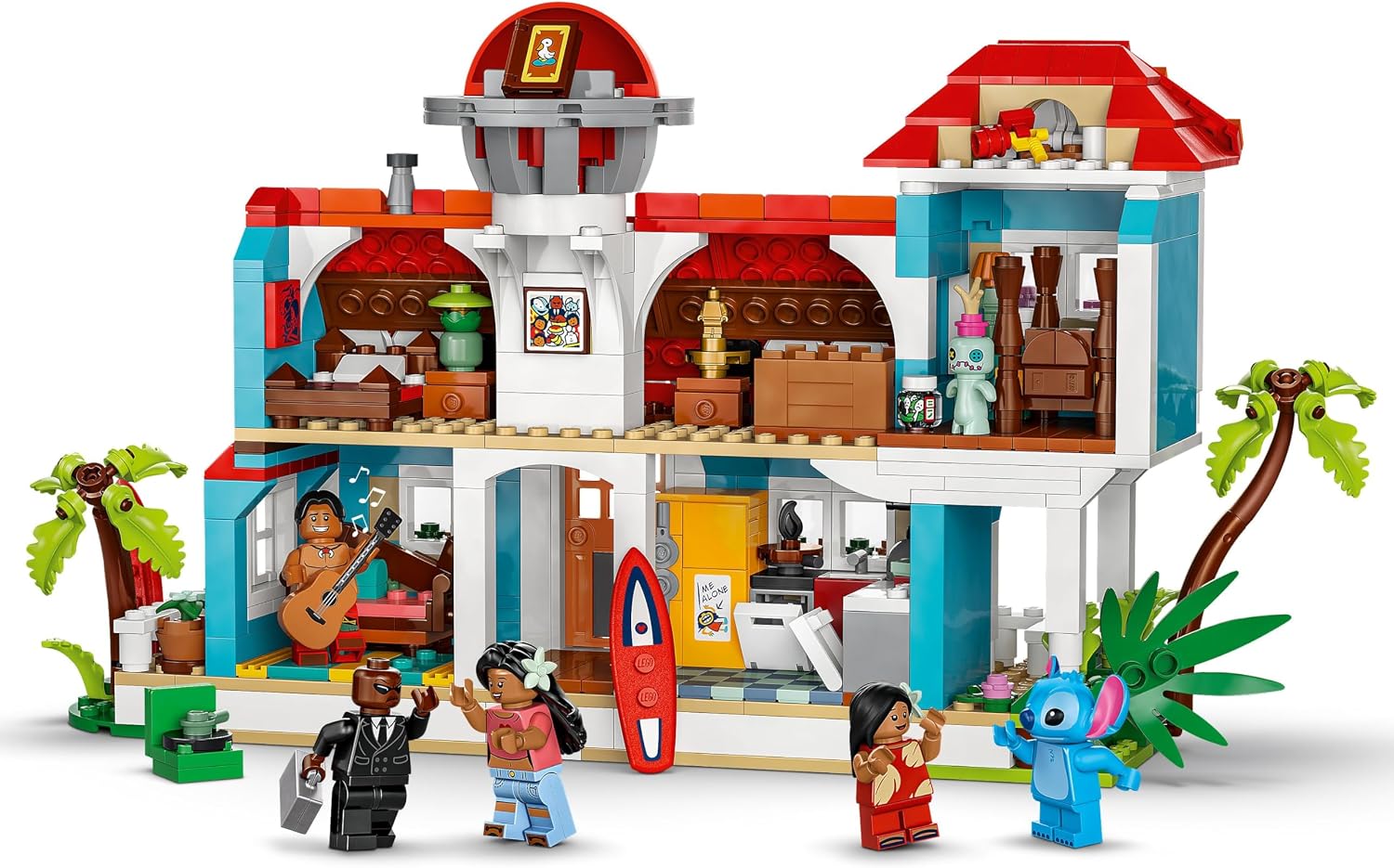 Conjunto de Montar Casa de Praia de Lilo e Stitch