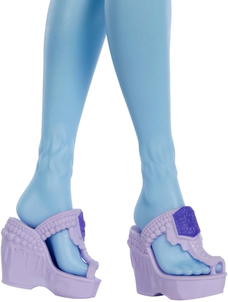 Monster High, Self-Scare Secrets, Abbey Bominable, Boneca Colecionável, Brinquedo com 13 Surpresas, Mattel, Monster High 2025
