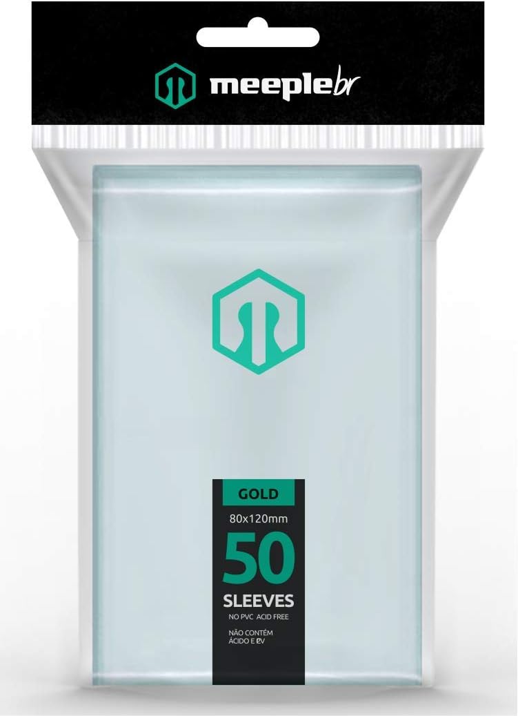 Protetores Sleeves para Cartas de Jogos Polipropileno Transparente 60 Micras