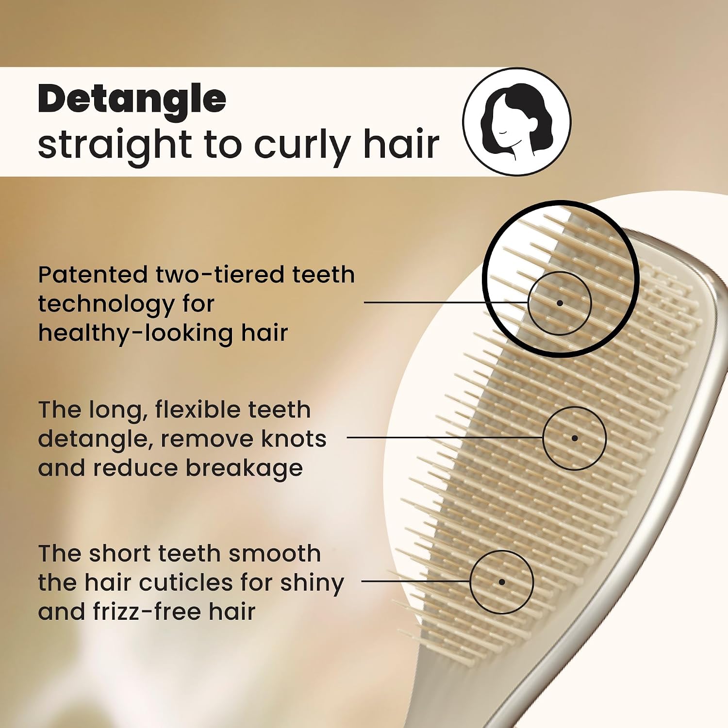 Escova Desembaraçadora Tangle Teezer Neo Gold