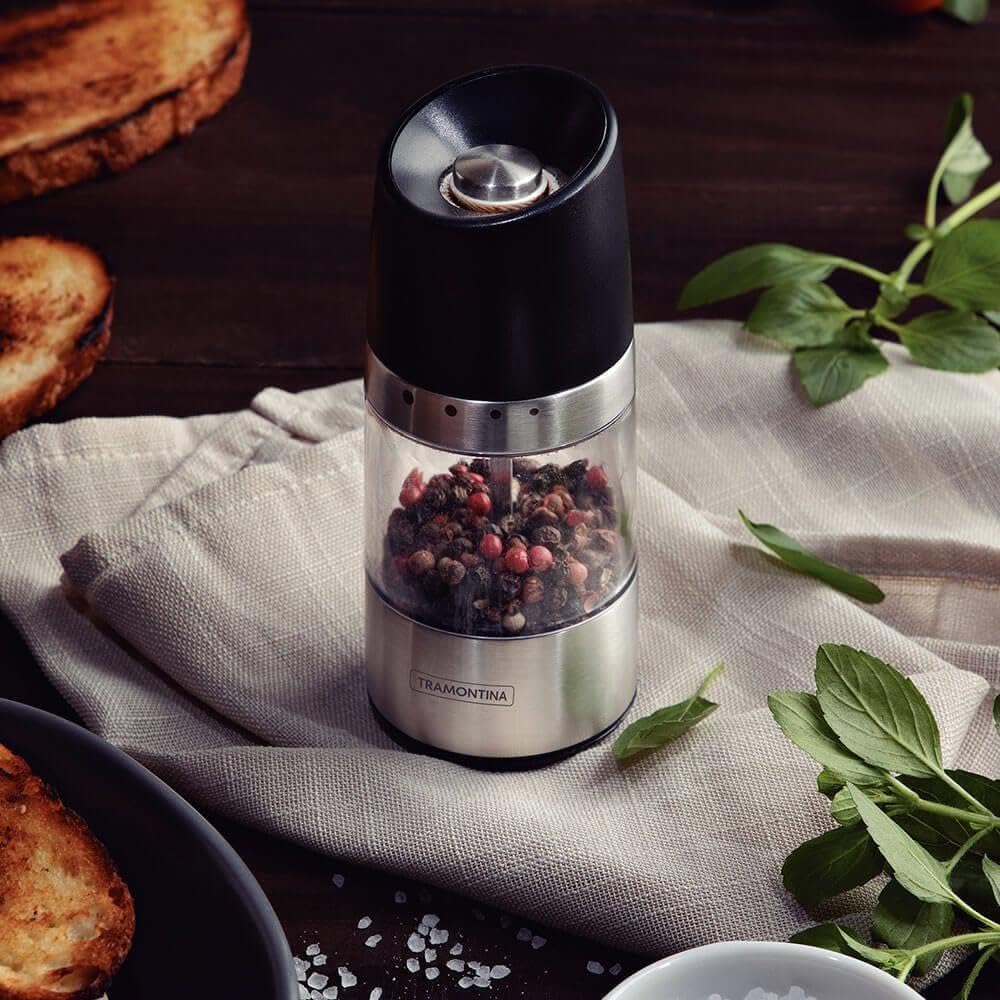 Moedor Aco Inox e Acrilico Realce Tramontina