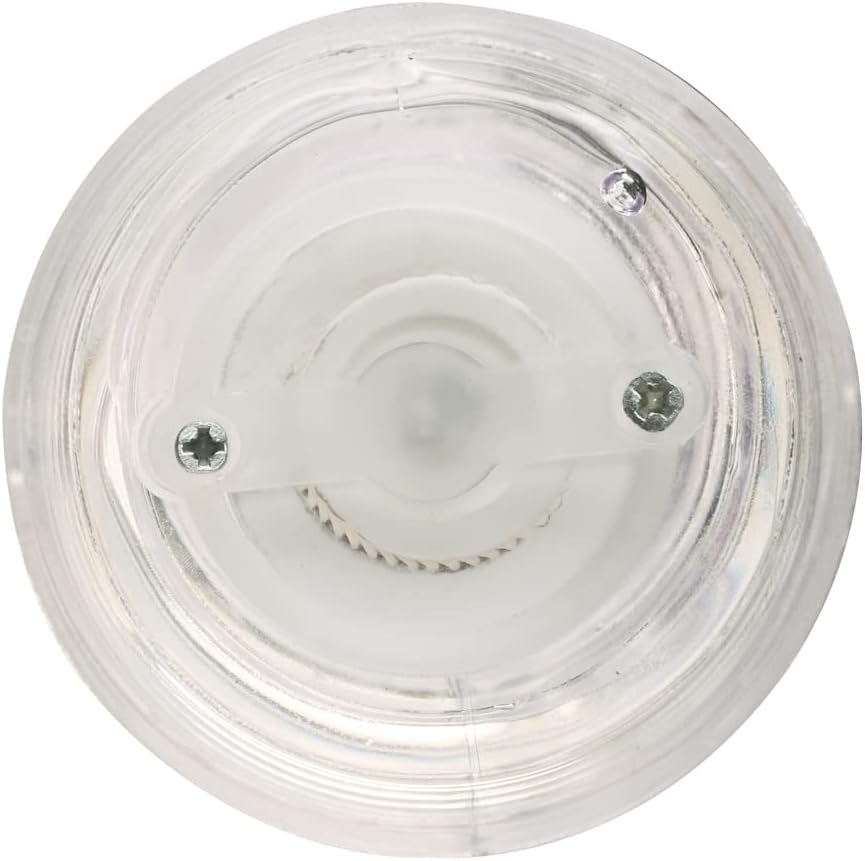 Mimo Style Moedor Manual de Acrílico Pimenta e Sal 15cm Ideal Para Moer Graõs e Condimentos Secos, Moedor de Cerâmica Com Pino Regulador de Tamanho do Grão