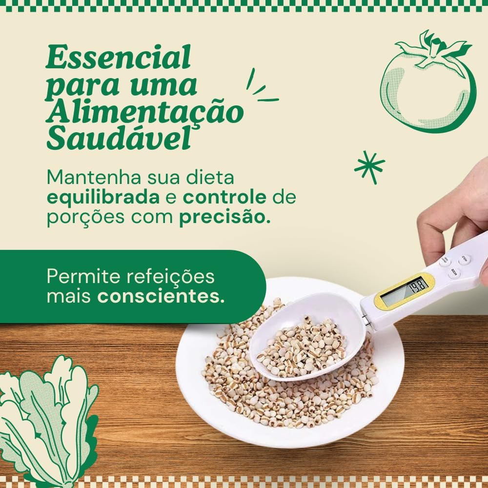 Balança Digital de Precisão 0,1g até 500g com Função Tara