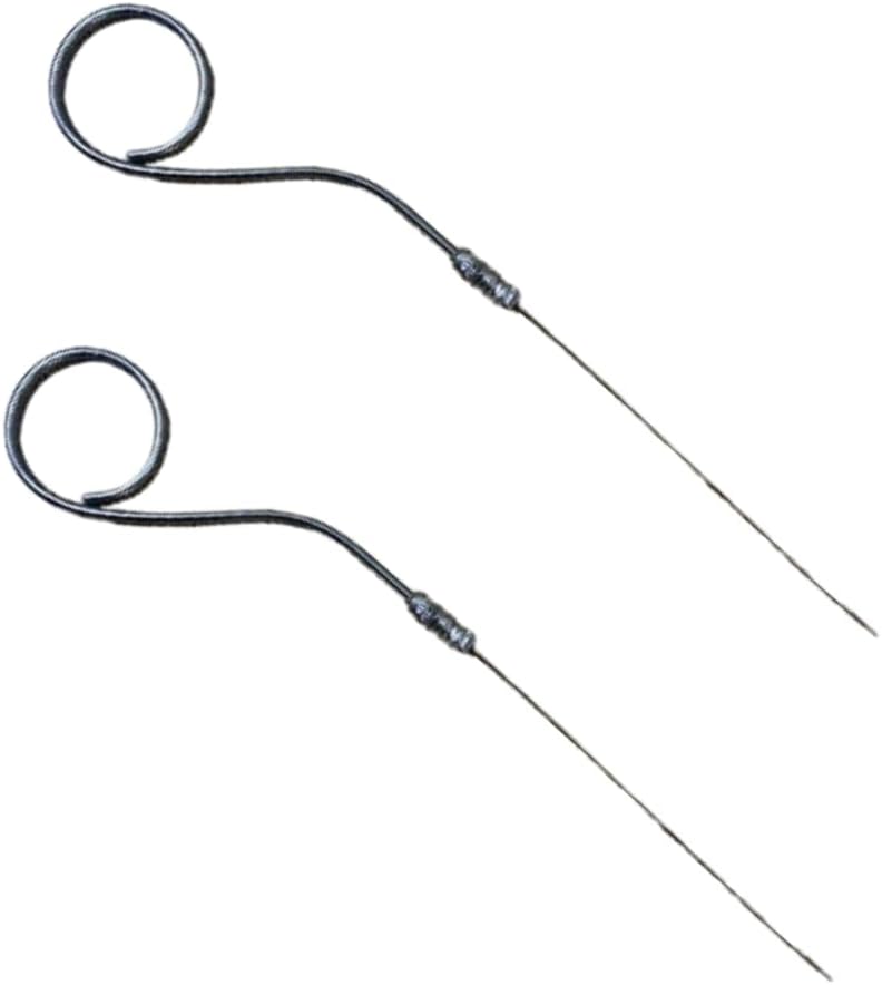Kit 2 Agulhas para Desentupir Boca de Fogão Inoxidáveis e Resistentes