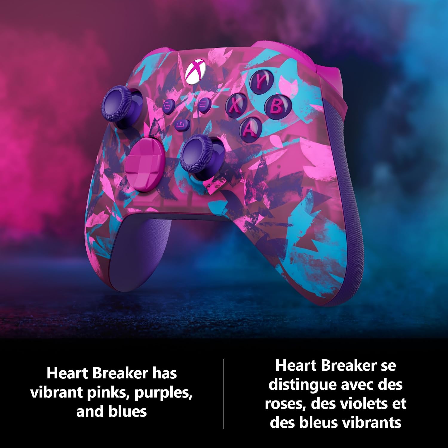 Controle sem fio Microsoft Xbox - Edição Especial Heart Breaker [android,ios,windows,xbox_one,xbox_series_s,xbox_series_x]