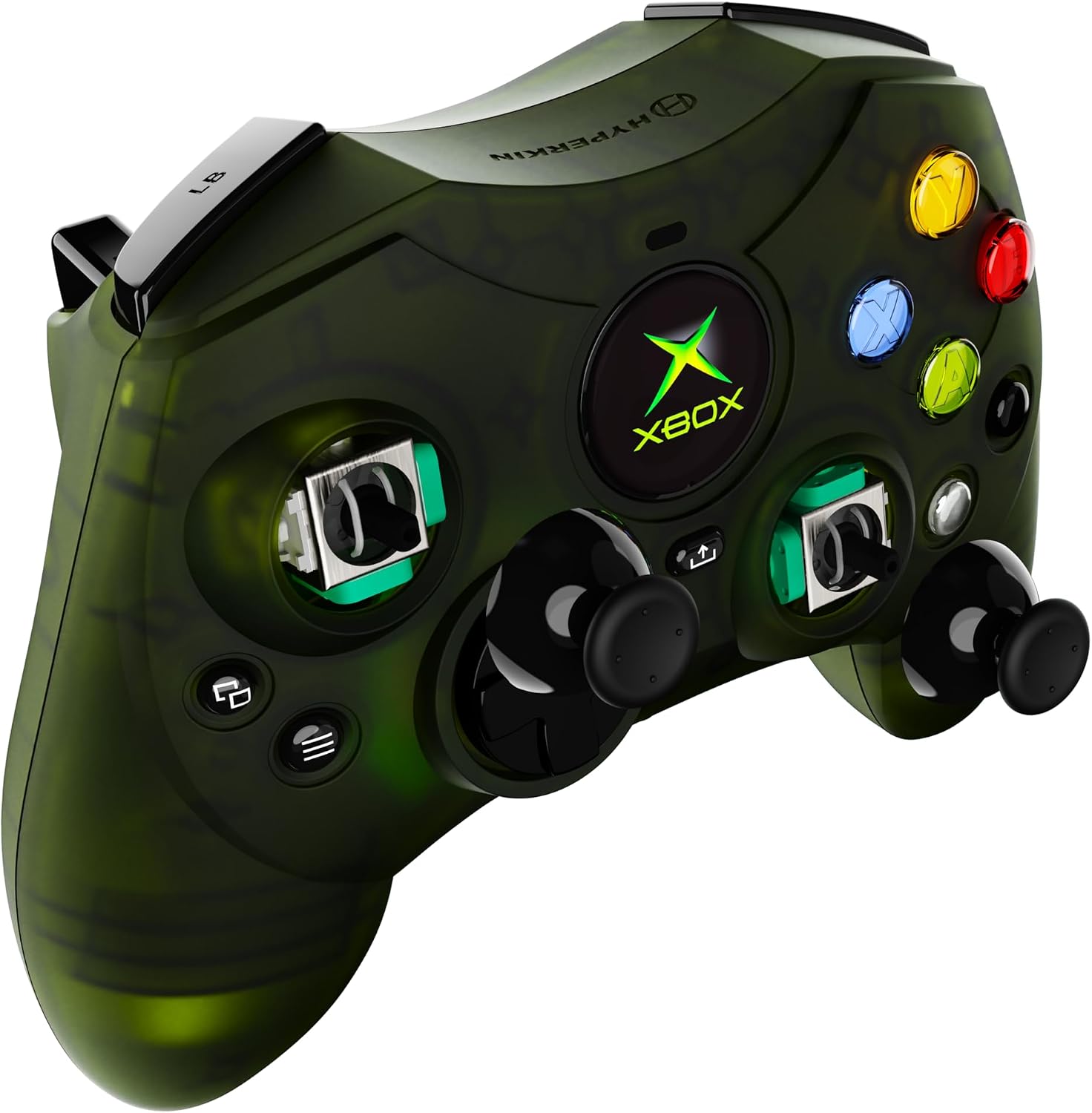Hyperkin DuchesS Wired Controller - Green - Officially licensed replica for use with Xbox Series X|S, Xbox One, Windows 10|11, PC, Video Game Controller with Hall Effect Sticks, 3.5MM,
