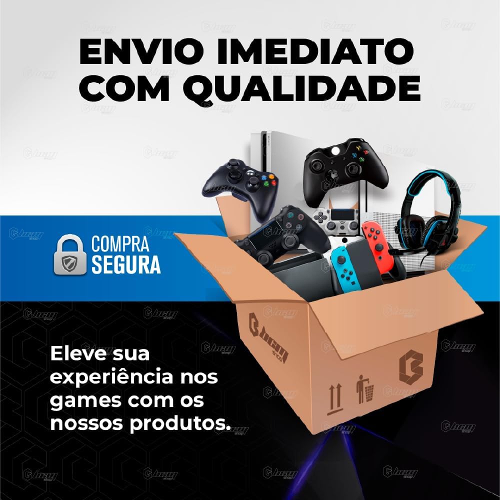 Carregador Duplo com 2 Baterias Recarregáveis para Controles Xbox