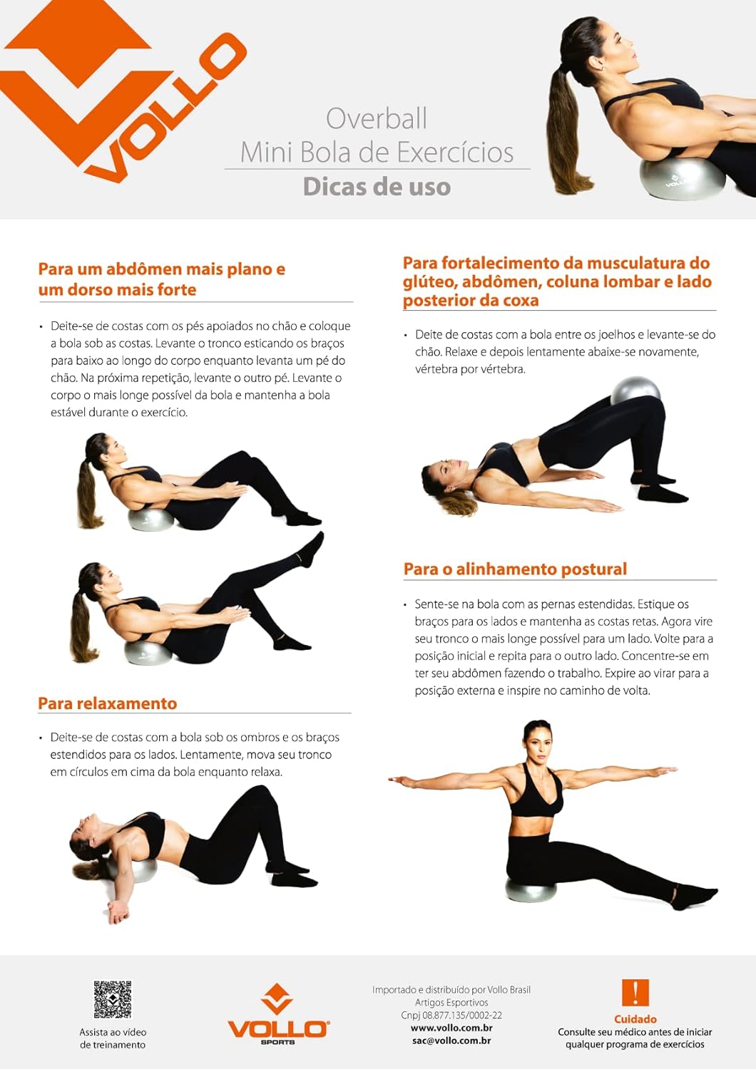 Mini Bola De Exercicios Cinza 25cm