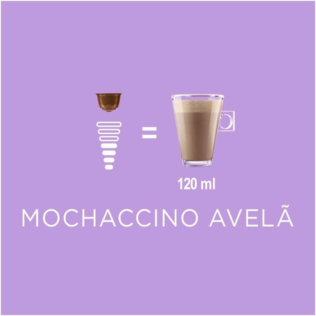 Dolce Gusto Mochaccino Em Cápsula Avelã Nescafé Caixa 170G 10 Unidades
