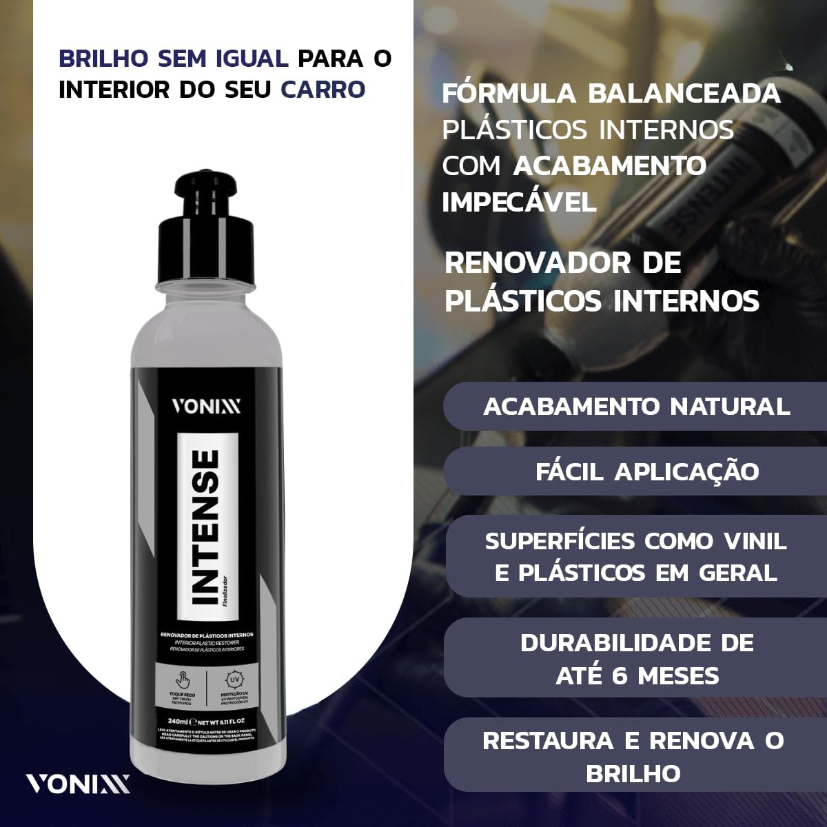 Kit Vonixx V-Floc 500ml e Intense 240ml