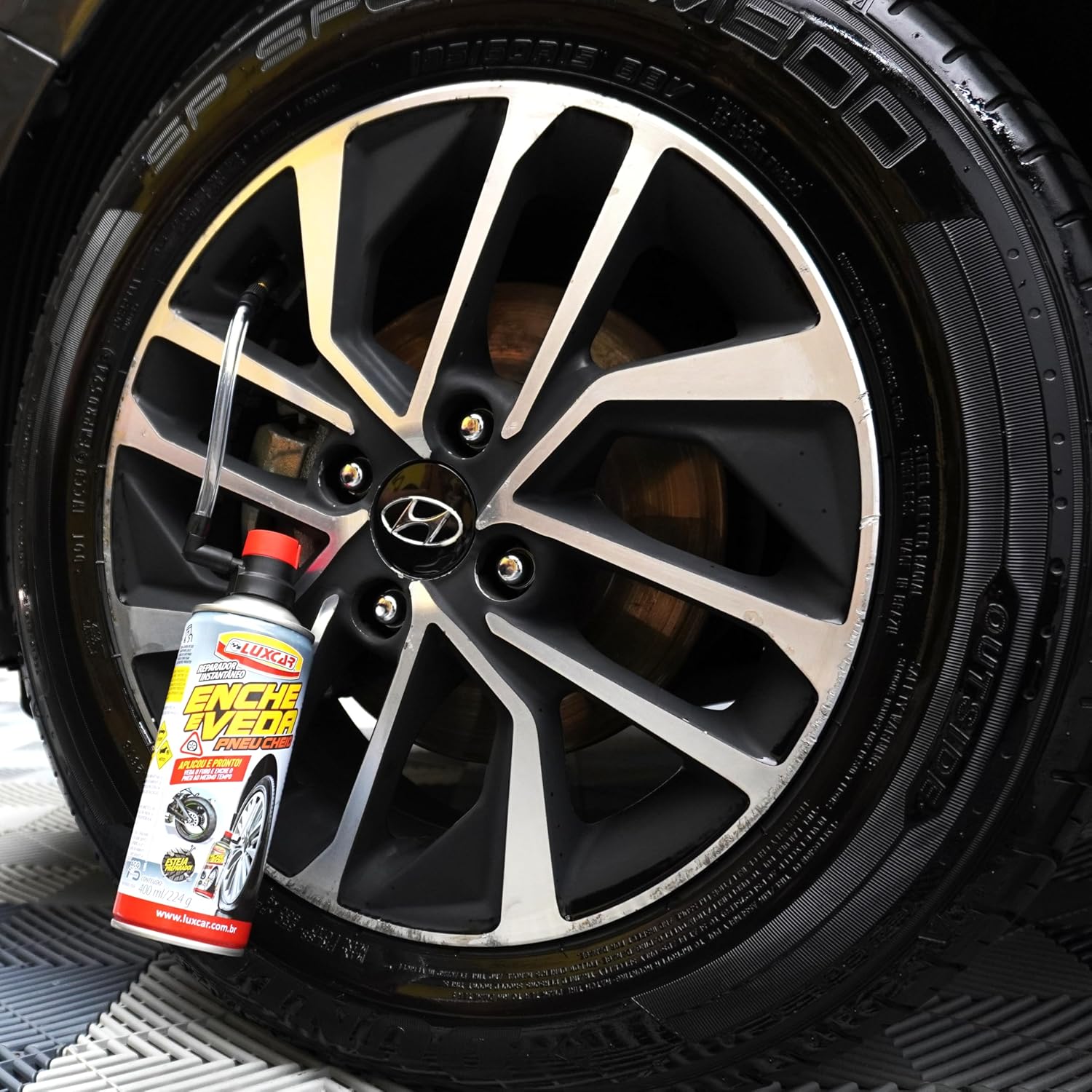 Kit Reparo Rápido de Pneu Rosqueável