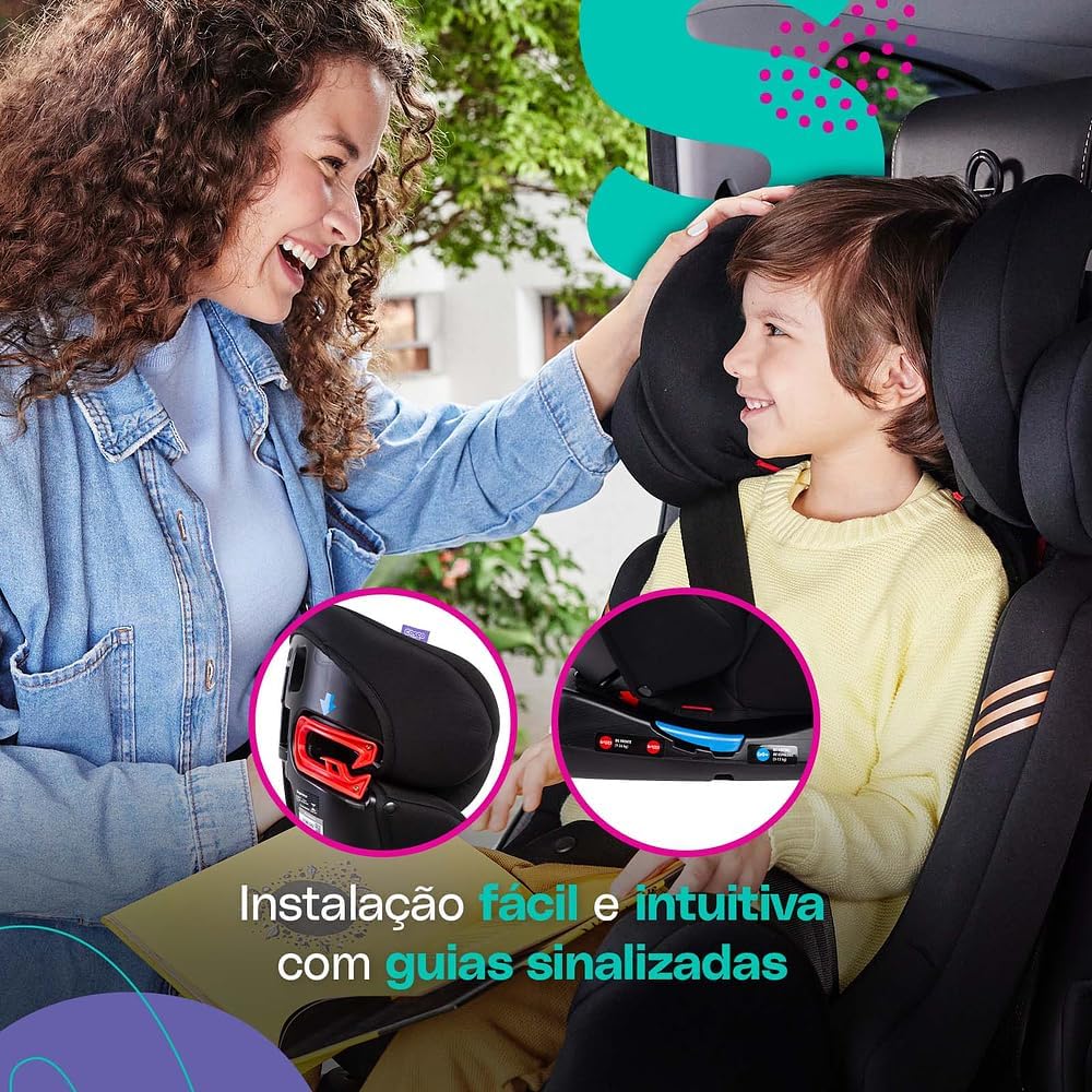 Cadeirinha para Auto até 36kg com 2 Posições de Inclinação