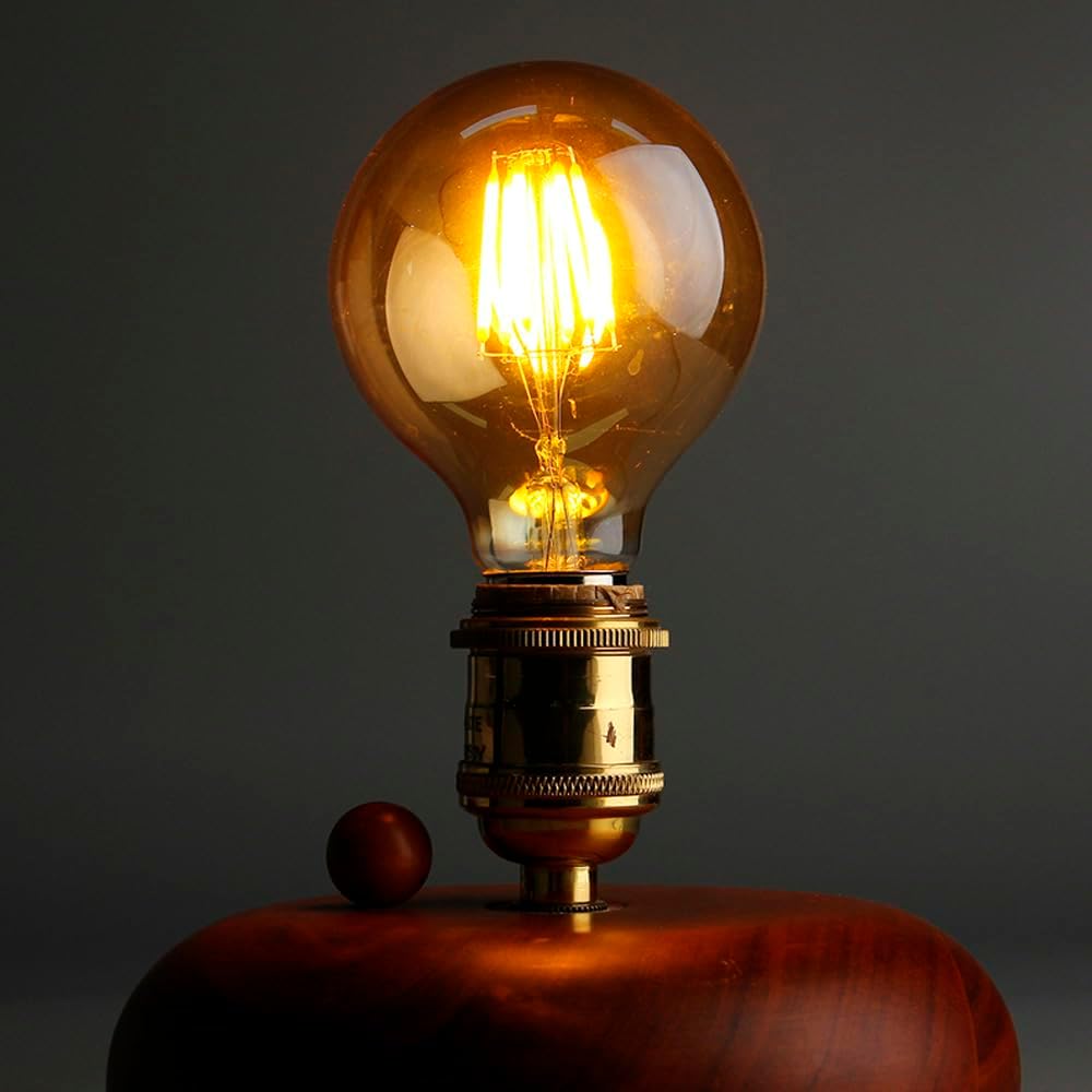 Lâmpada LED Filamento Vintage Globo E27, 4W, Ambar Taschibra G80 11080382 | 11080382