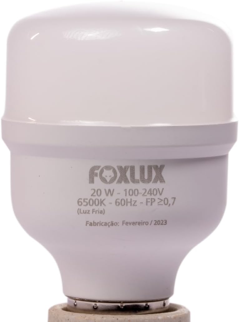 Lâmpada LED de Alta Potência 20W 1600 Lúmens