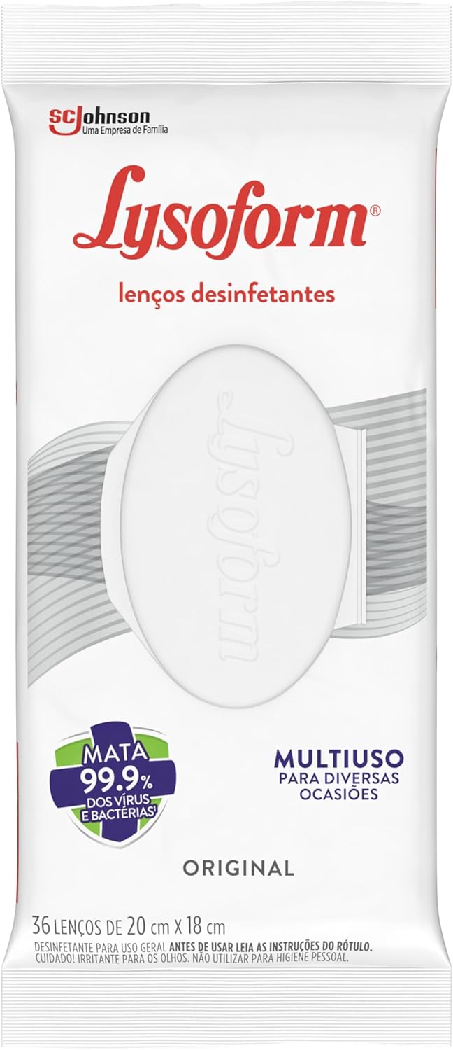 Lenços Desinfetantes Lysoform