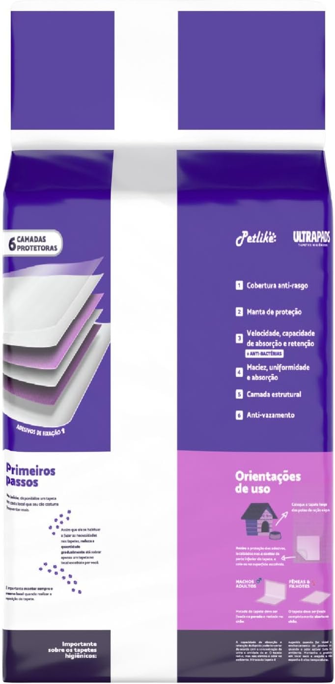 Tapete Higiênico Petlike Ultra Pads para Cães