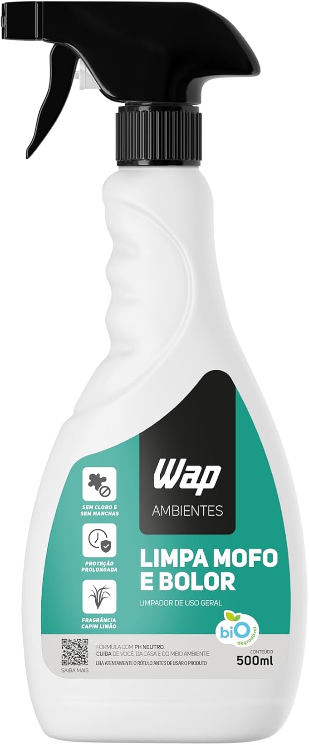 WAP Removedor de Mofo e Bolor WAP LIMPA MOFO E BOLOR 500ML Limpeza preventiva com Fragrância de Capim Limão