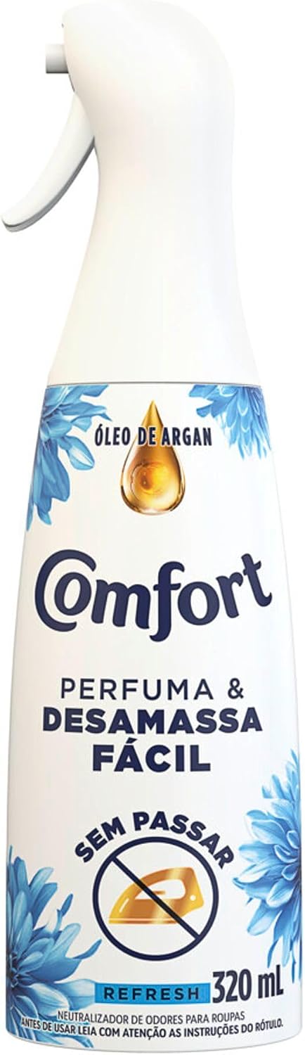 Comfort Perfuma e Desamassa Facil com Neutralizador de Odores Refresh 320 ml
