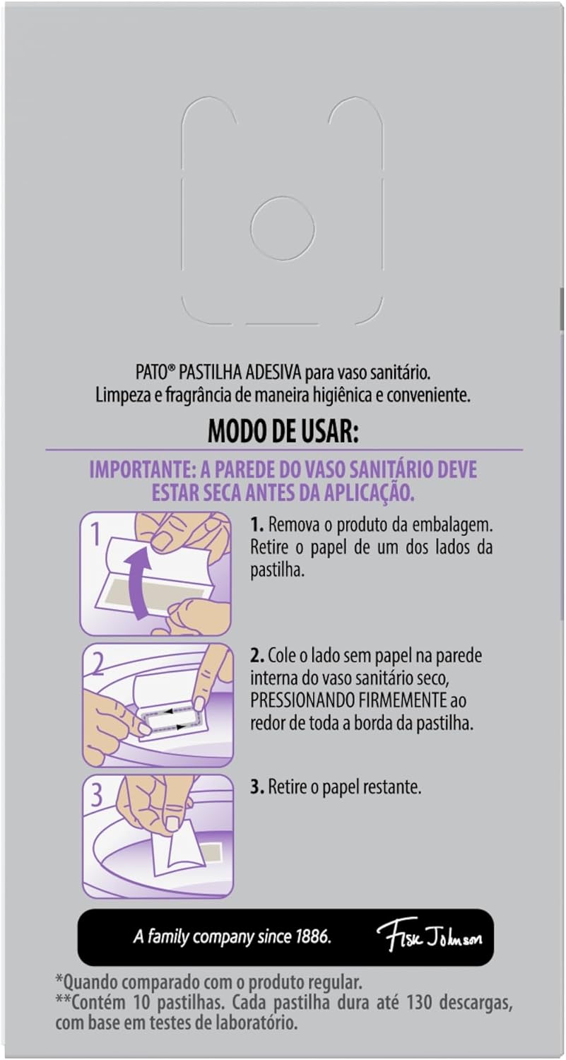 Pastilha Sanitária Pato até 1300 Descargas