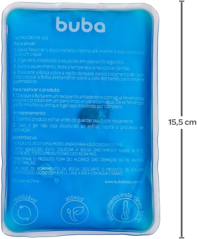 Buba Bolsa Termica Instantanea Em Gel Modelo:14517, Cor: Azul