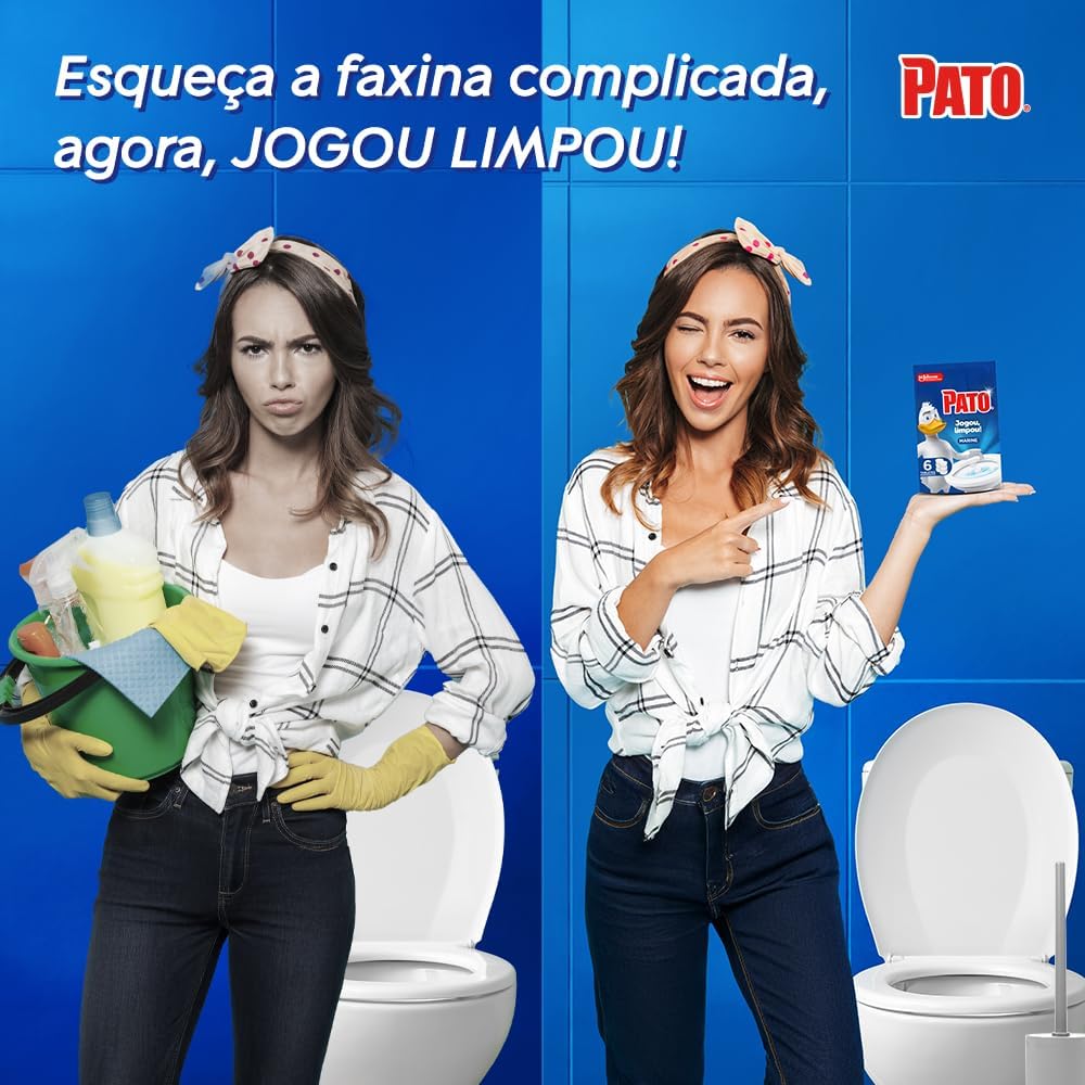 Pato Tabletes Efervescentes Limpador Sanitário