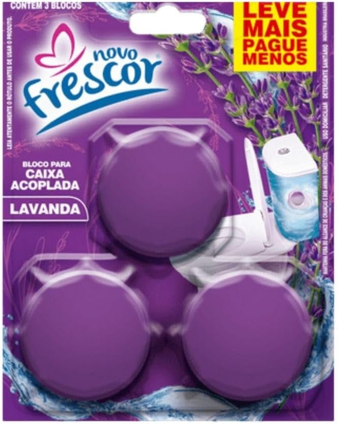 Bloco Sanitário Triplo para Caixa Acoplada 45g (Roxo - Lavanda)