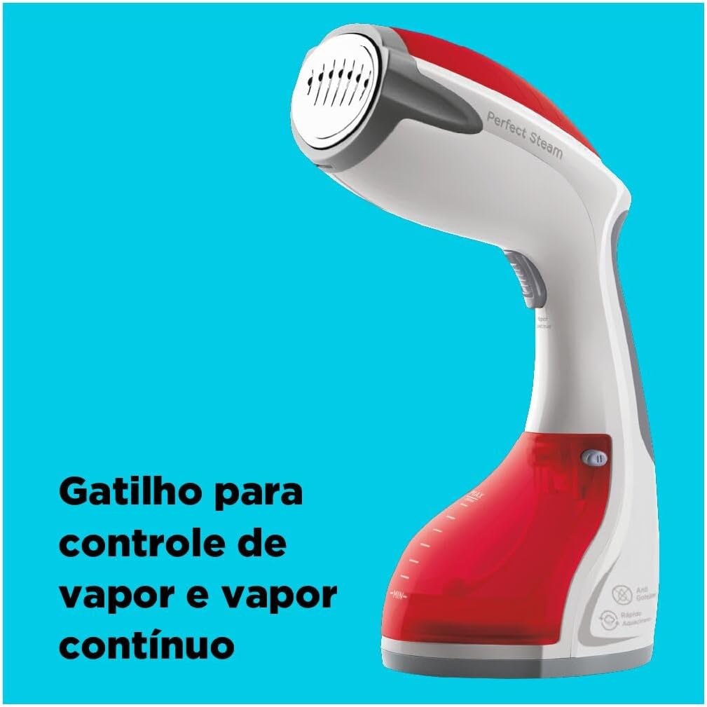 BLACK+DECKER Vaporizador de Roupas Portátil BDV2000V 1200W Vermelho 110V