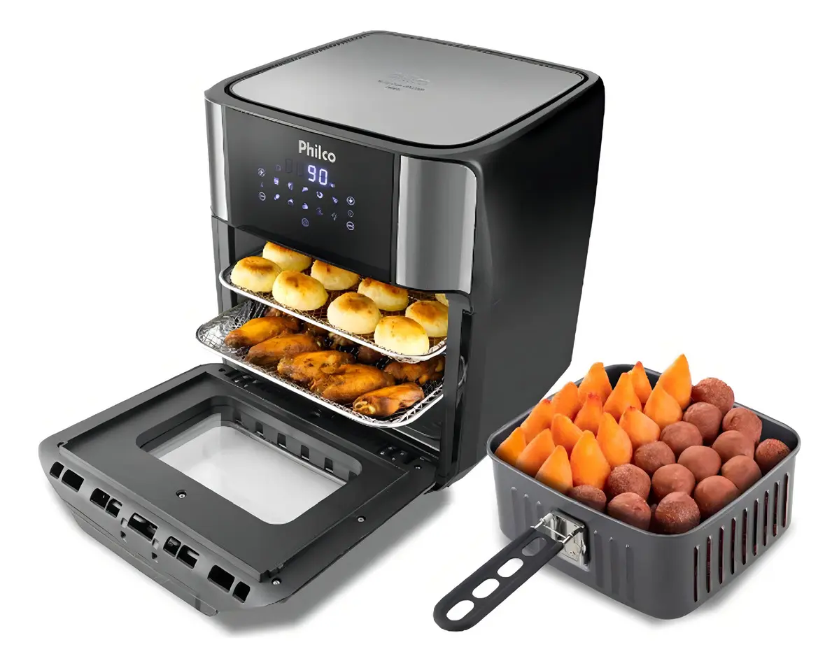 Fritadeira E Forno Air Fry Oven Philco 2 Em 1 - Bivolt 110V/220V