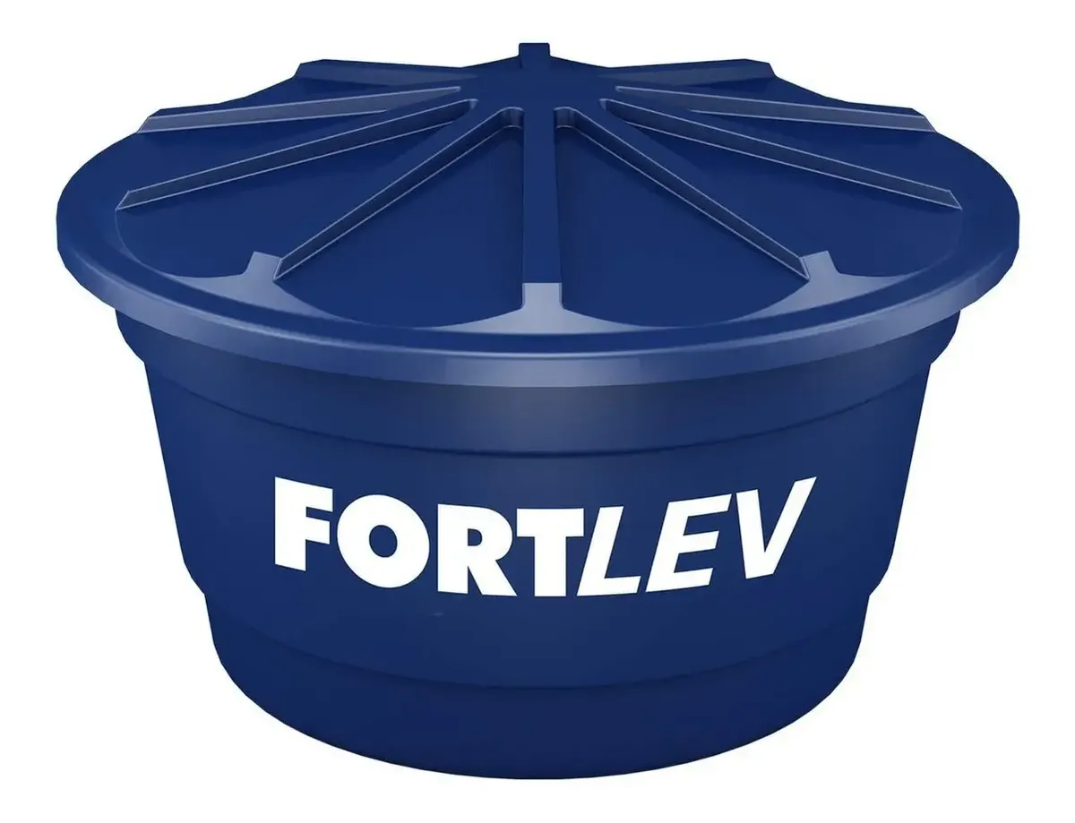 Caixa d água Fortlev 2000L Vertical Polietileno Azul 1.89m