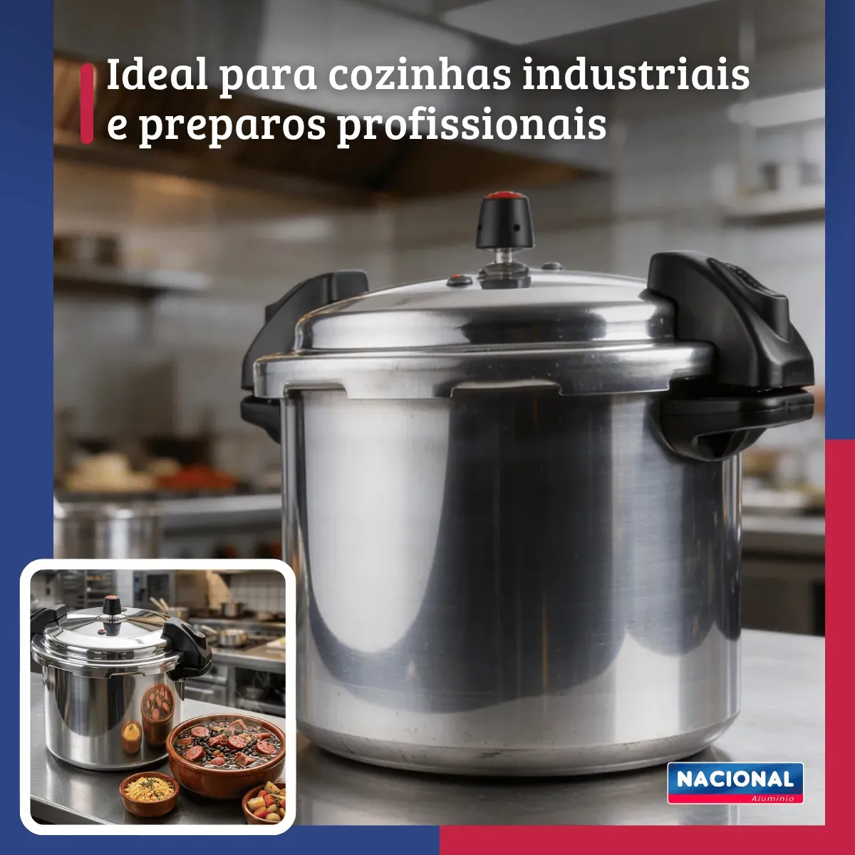Panela De Pressão Fechamento Externo Profissional 20L Nacional