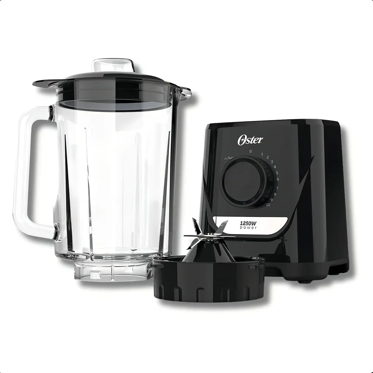 Liquidificador Jarra 1,8 Litros 6 Laminas Inox 1250w - Bivolt 110V/220V