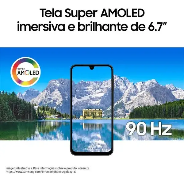 Celular Samsung Galaxy A17 Com Ia, 256gb, 8gb Ram, Câm De 50mp, Tela De 6.7 , Nfc, Ip54 - Azul