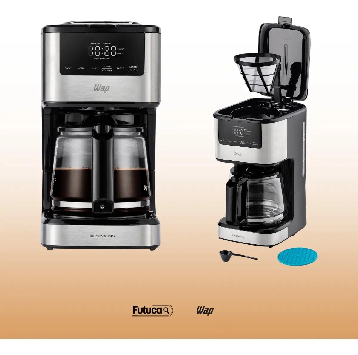 Cafeteira Inteligente Elétrica Automática Digital Wap Aroma