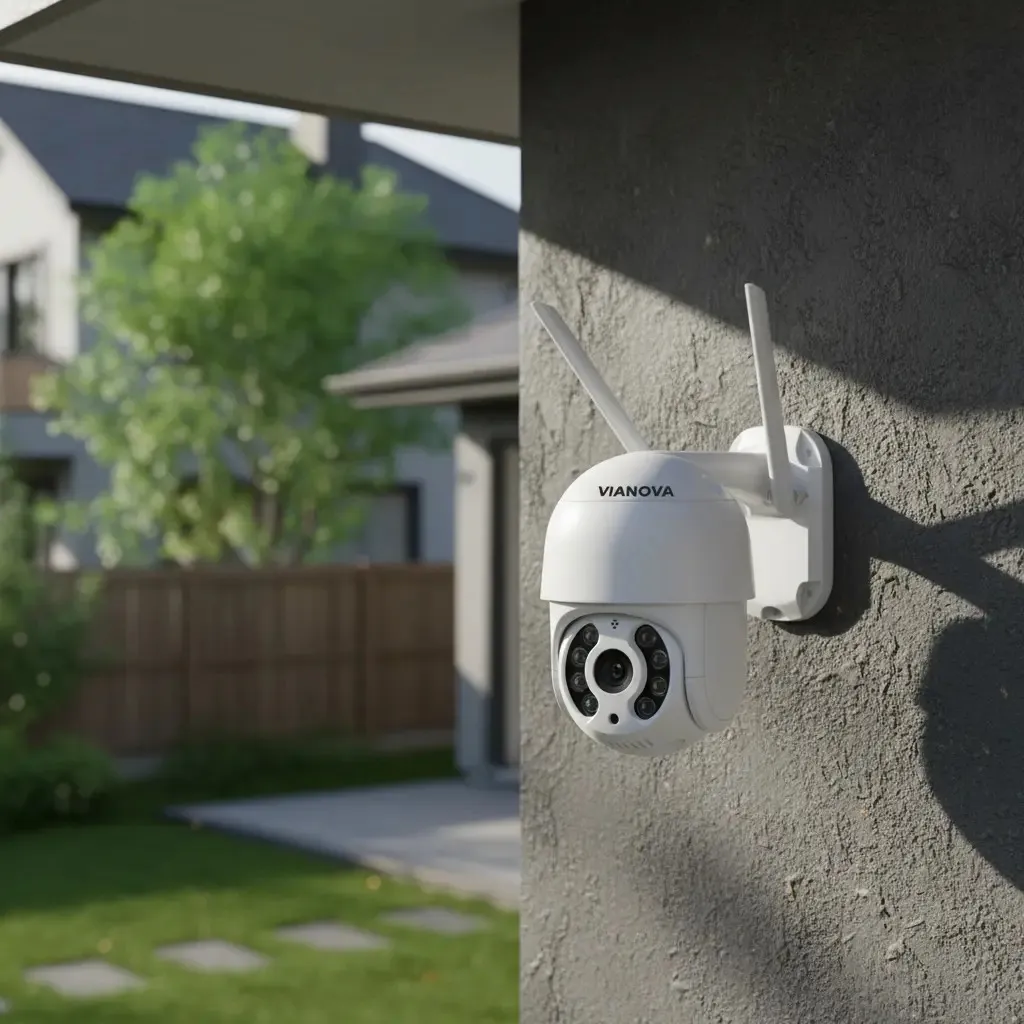 Camera Segurança Wifi Yoosee Mini Dome Full Hd Vianova Branco - Bivolt 110V/220V