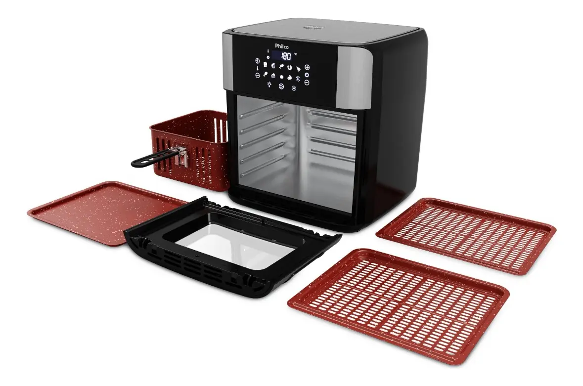 Fritadeira Air Fryer Philco PAF16A 4 Em 1 Painel Digital 16l - Bivolt 110V/220V