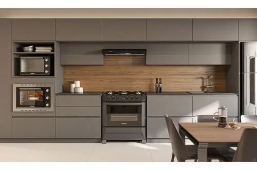 Depurador e Exaustor De Ar Suggar Slim DPS181PT 80cm Cor Preto - Bivolt 110V/220V