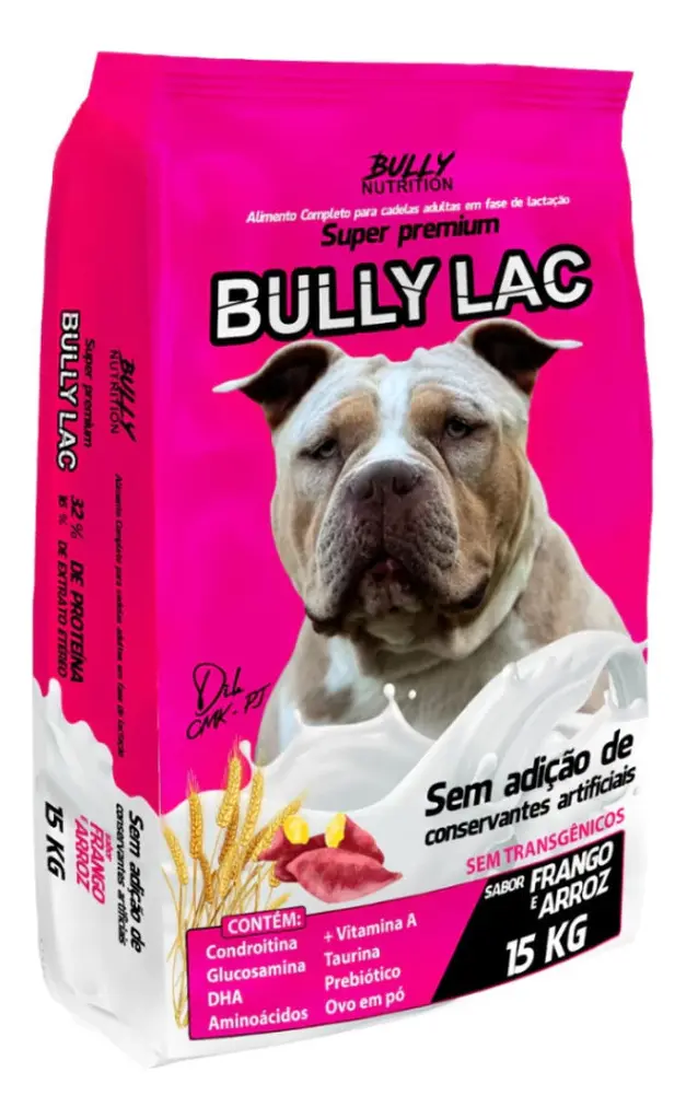 Ração Bully Lac 15kg + Suplemento Bully Protein 1,2kg |saude