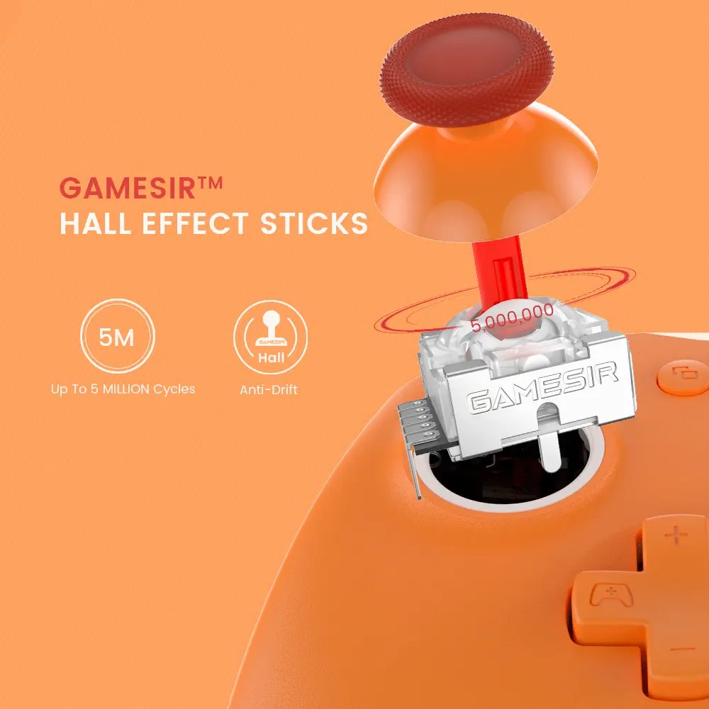 Controle Com Fio Gamesir G7 Se Xbox/pc - Laranja